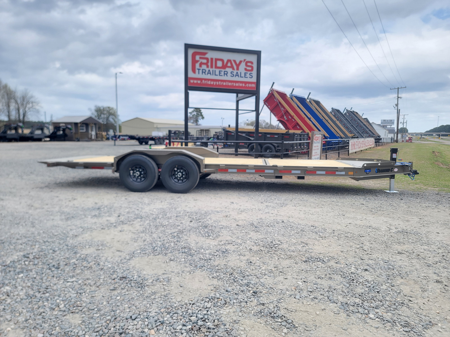 New 2026 Diamond C Trailers HDT207 22' x 82" Tilt Trailer Pacesetter Edition Tilt Trailer