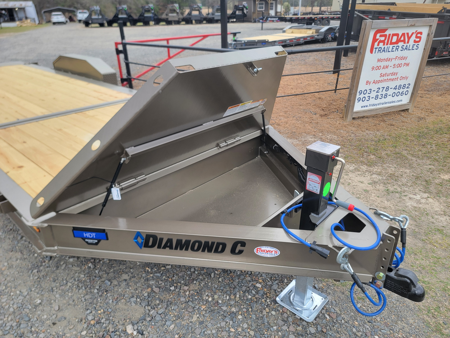 New 2026 Diamond C Trailers HDT207 22' x 82" Tilt Trailer Pacesetter Edition Tilt Trailer