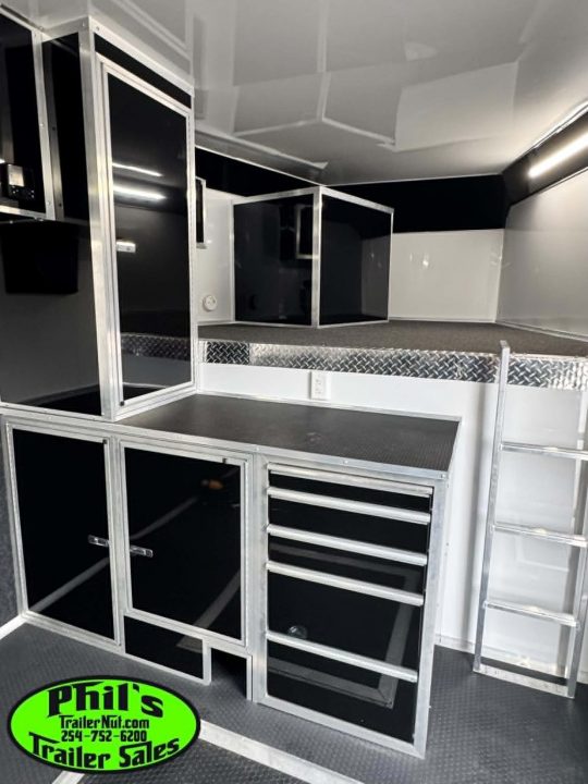 New 2026 Haulmark GOOSENECK 8.5X48 Car / Racing Trailer TWO ELECTRIC AWNINGS