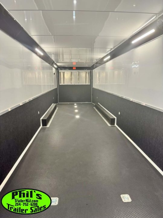 New 2026 Haulmark GOOSENECK 8.5X48 Car / Racing Trailer TWO ELECTRIC AWNINGS