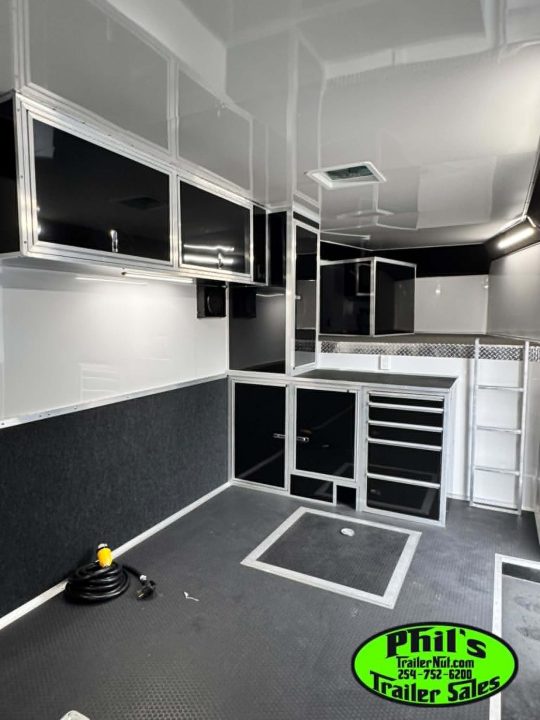 New 2026 Haulmark GOOSENECK 8.5X48 Car / Racing Trailer TWO ELECTRIC AWNINGS