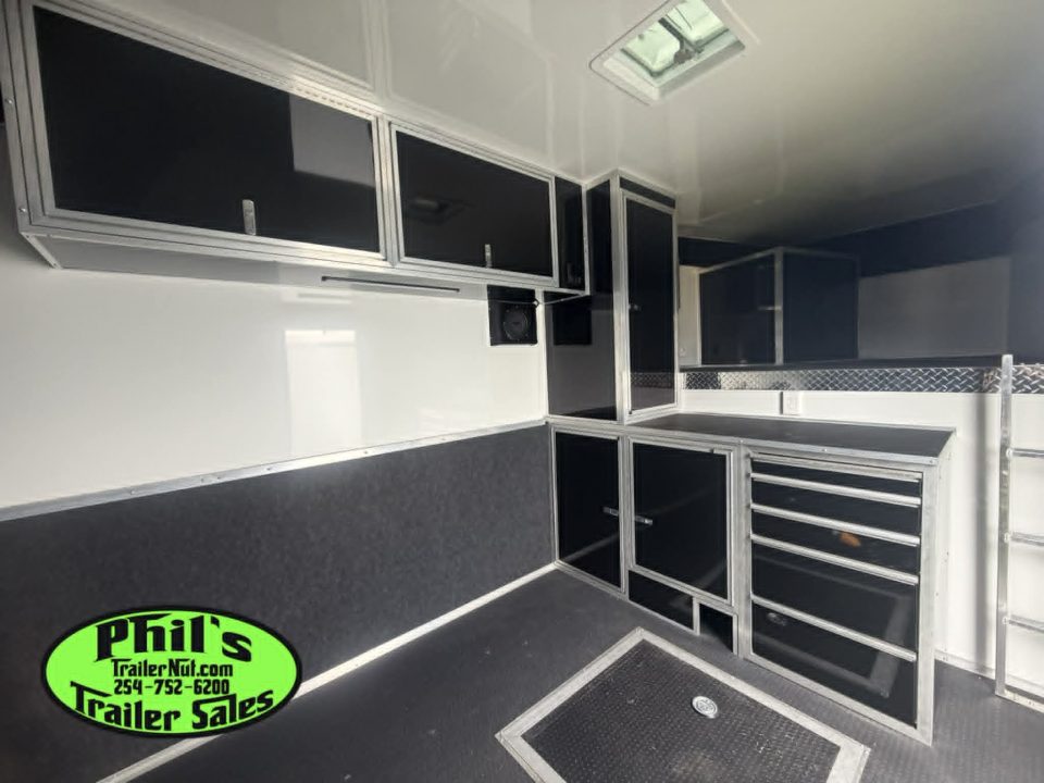 New 2026 Haulmark GOOSENECK 8.5X48 Car / Racing Trailer TWO ELECTRIC AWNINGS