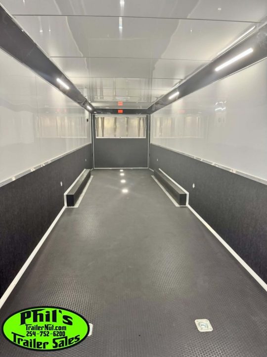 New 2026 Haulmark GOOSENECK 8.5X48 Car / Racing Trailer TWO ELECTRIC AWNINGS