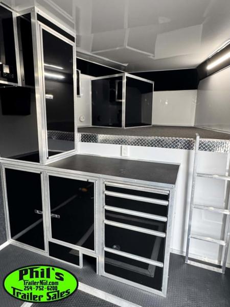 New 2026 Haulmark GOOSENECK 8.5X48 Car / Racing Trailer TWO ELECTRIC AWNINGS