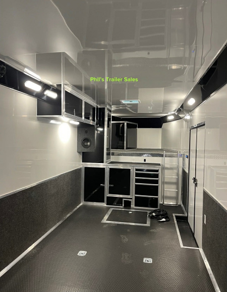 New 2026 Haulmark GOOSENECK 8.5X48 Car / Racing Trailer TWO ELECTRIC AWNINGS