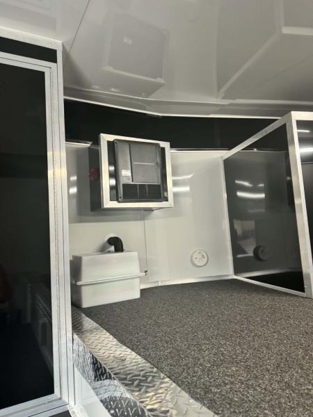 New 2026 Haulmark GOOSENECK 8.5X48 Car / Racing Trailer TWO ELECTRIC AWNINGS