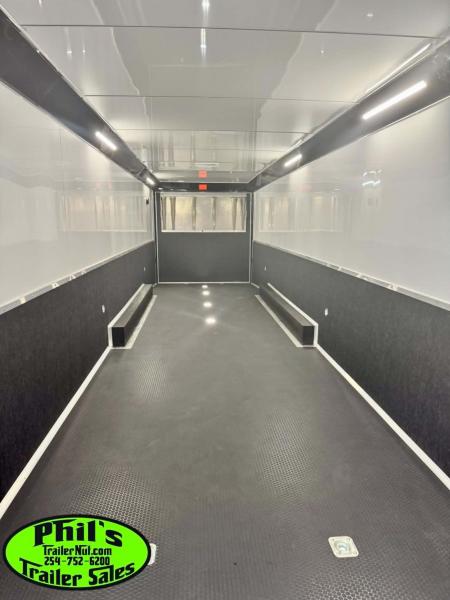 New 2026 Haulmark GOOSENECK 8.5X48 Car / Racing Trailer TWO ELECTRIC AWNINGS