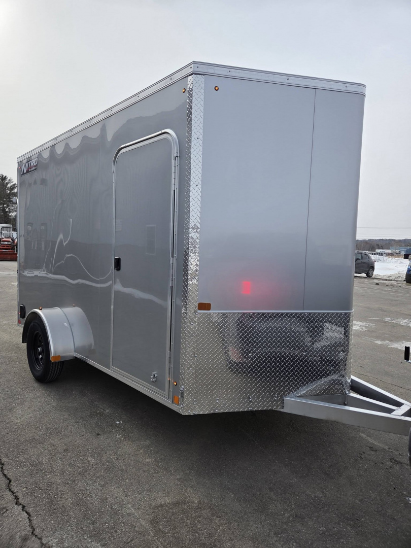 New 2026 Nitro 7x12 sec v nose Cargo / Enclosed Trailer