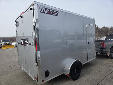 New 2026 Nitro 7x12 sec v nose Cargo / Enclosed Trailer