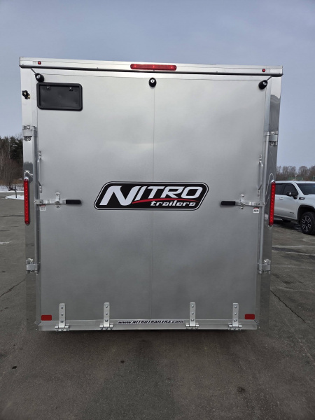 New 2026 Nitro 7x12 sec v nose Cargo / Enclosed Trailer