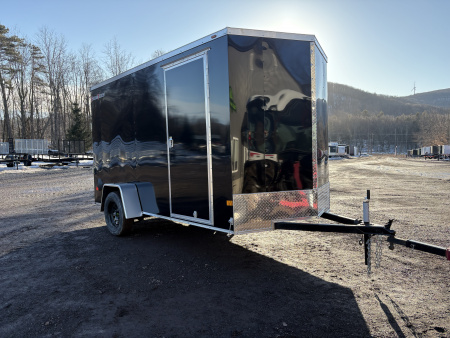 New 2026 Wells Cargo 6x12 6'6  Interior Height Fasttrac Deluxe Cargo / Enclosed Trailer w/Ramp Door