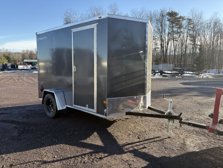 New 2026 WELLS CARGO 6x10 6'6  Interior Height Fasttrac Deluxe Cargo / Enclosed Trailer w/Ramp Door