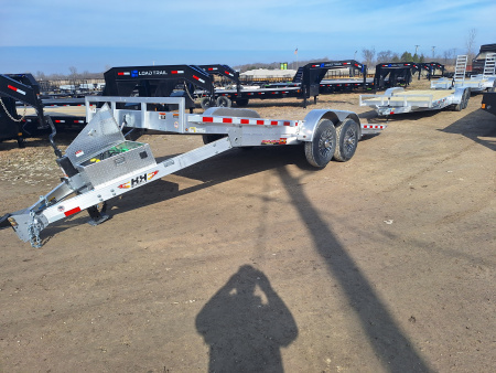 New 2026 H&H Trailers 82x20' Aluminum 14K Speed Loader Tilt Trailer