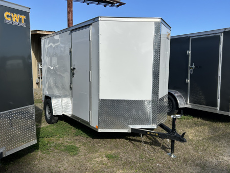 New 2026 Covered Wagon 6x12 Cargo / Enclosed Trailer with Ramp Door