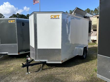 New 2026 Covered Wagon 6x12 Cargo / Enclosed Trailer with Ramp Door