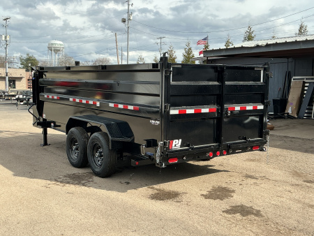 New 2025 PJ Trailers 83" x 16' Pro-Lift GN High Side (DT) 15.6K GVWR Dump Trailer