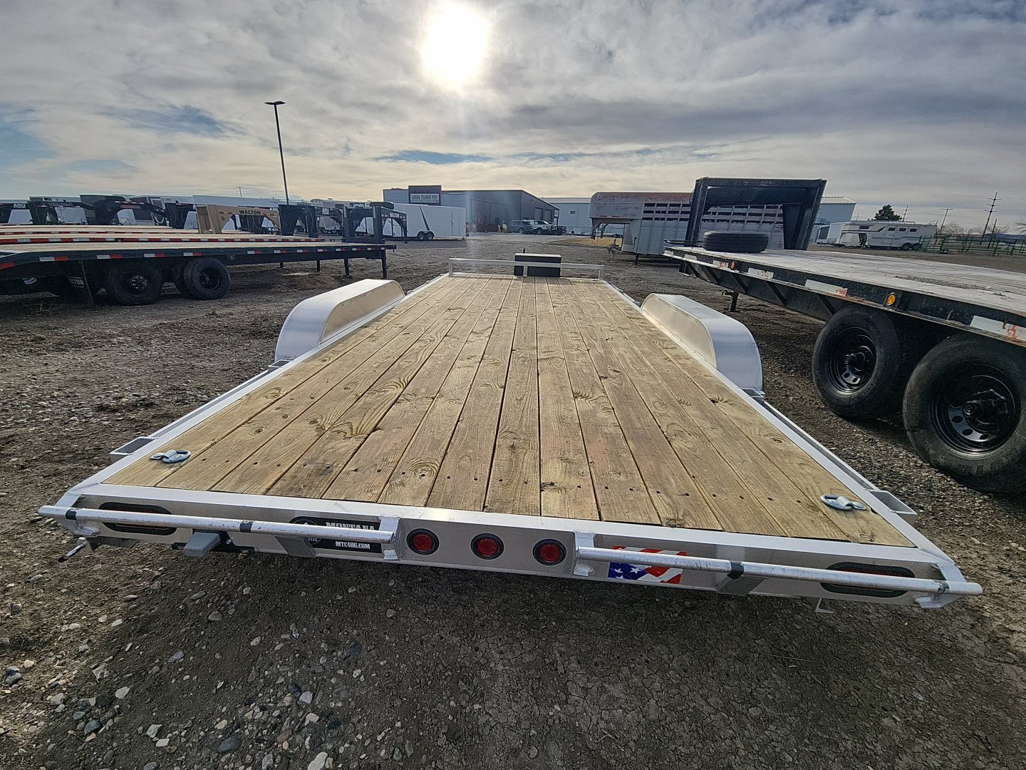 Used 2024 Baughman 7X16 BP FLATBED Flatbed Trailer