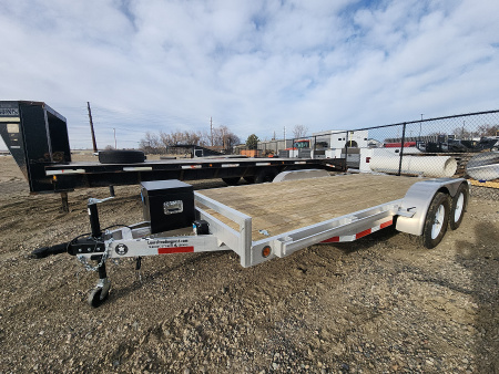 Used 2024 Baughman 7X16 BP FLATBED Flatbed Trailer