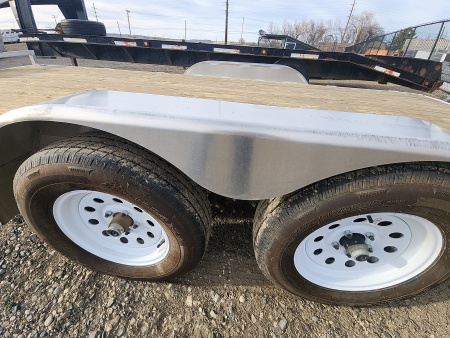 Used 2024 Baughman 7X16 BP FLATBED Flatbed Trailer