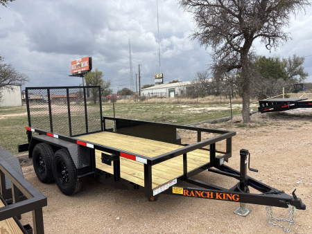 New 2026 Ranch King TC126-70EFMR Utility Trailer