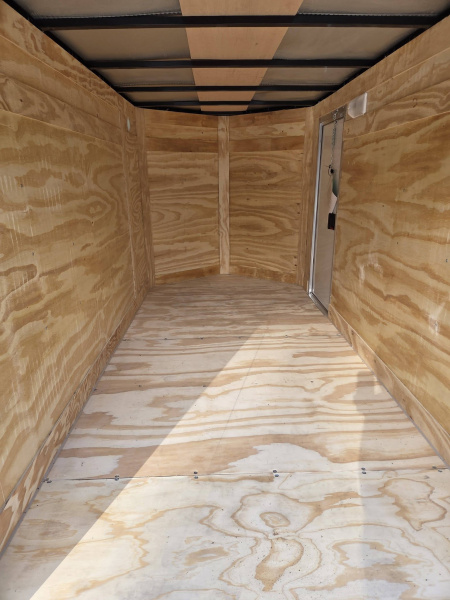 New 2026 Anvil 5x10 cargo trailer with rear ramp white Cargo / Enclosed Trailer