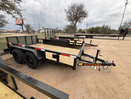 New 2025 Ranch King TC126-70EFMR Utility Trailer