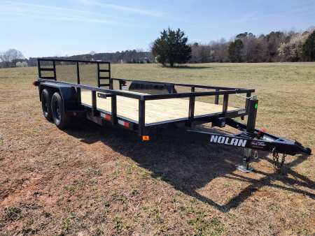 New 2026 Nolan Manufacturing 7x16 landscape trailer Utility Trailer