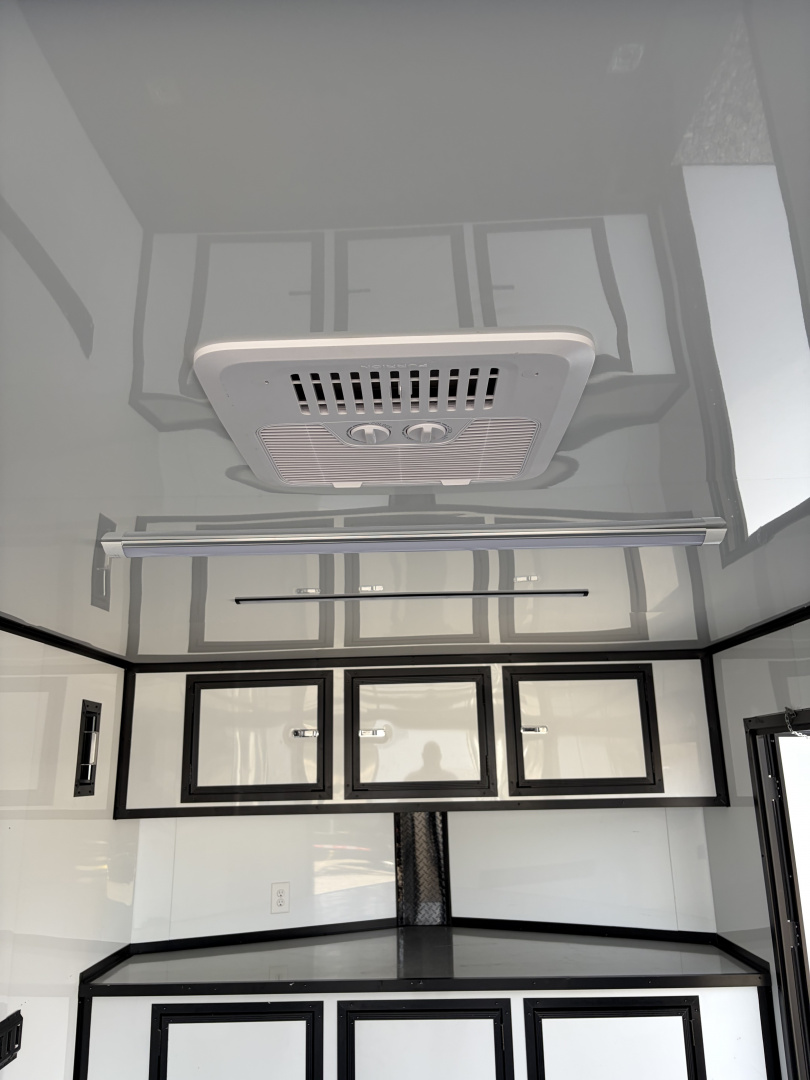 Used 2025 18' PowerLine Race Trailer, Finished Race Interior, Air Condition, 10K GVWR, Spread Axles