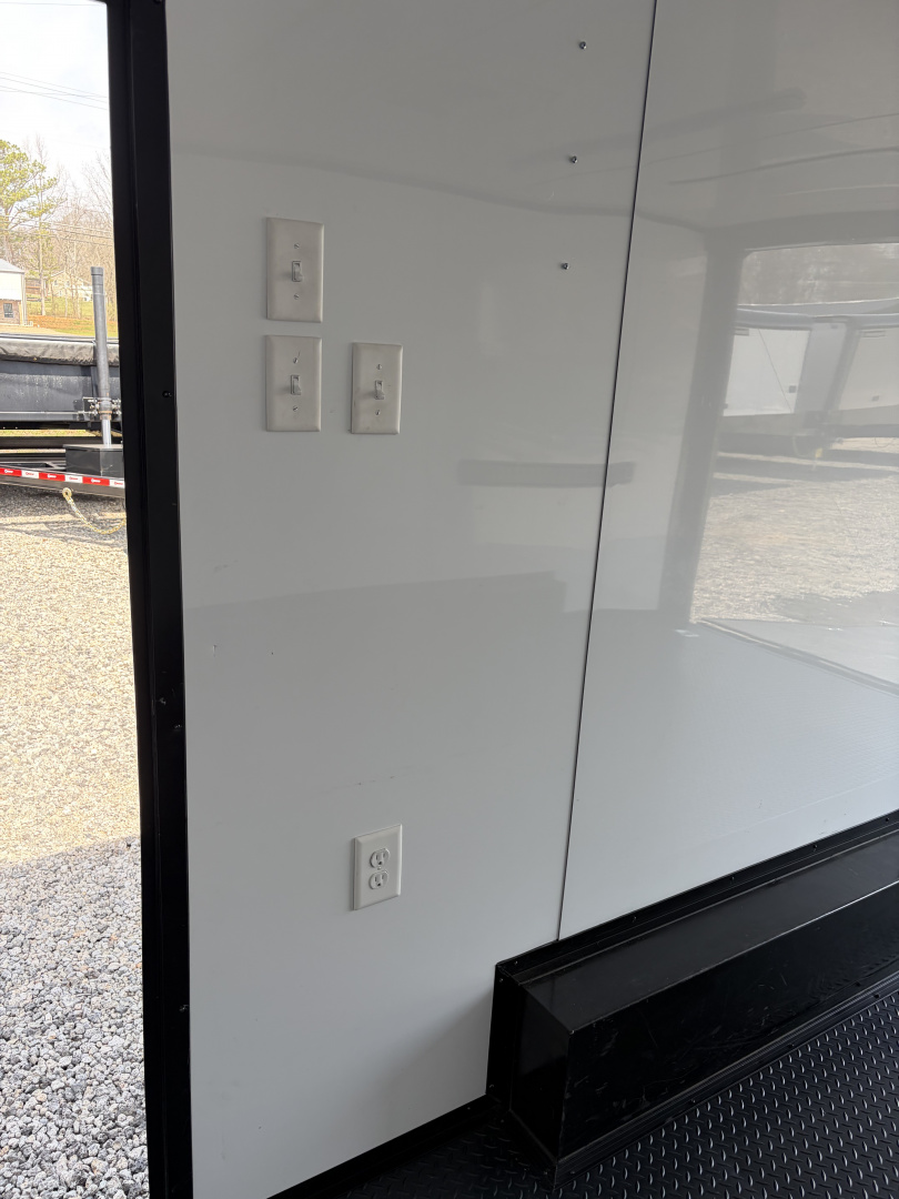 Used 2025 18' PowerLine Race Trailer, Finished Race Interior, Air Condition, 10K GVWR, Spread Axles