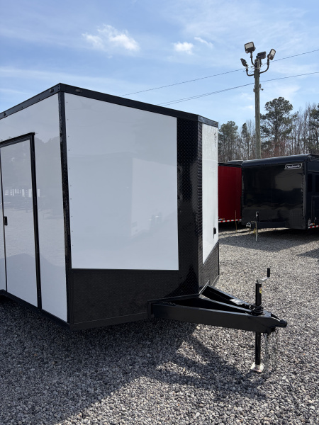 Used 2025 18' PowerLine Race Trailer, Finished Race Interior, Air Condition, 10K GVWR, Spread Axles