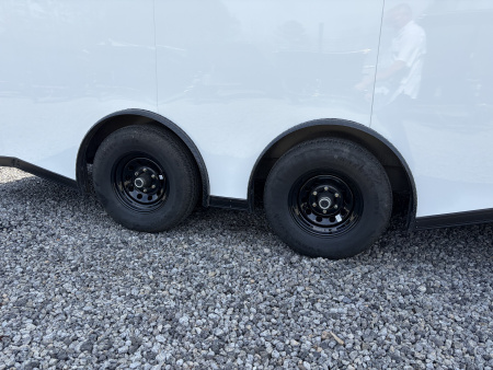 Used 2025 18' PowerLine Race Trailer, Finished Race Interior, Air Condition, 10K GVWR, Spread Axles