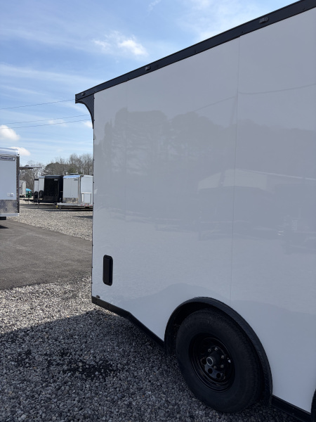 Used 2025 18' PowerLine Race Trailer, Finished Race Interior, Air Condition, 10K GVWR, Spread Axles