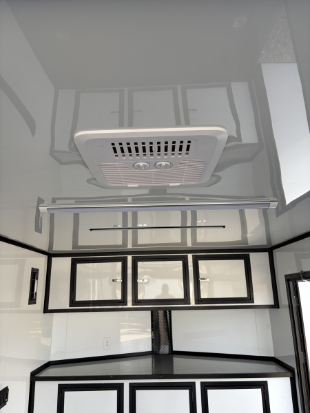 Used 2025 18' PowerLine Race Trailer, Finished Race Interior, Air Condition, 10K GVWR, Spread Axles