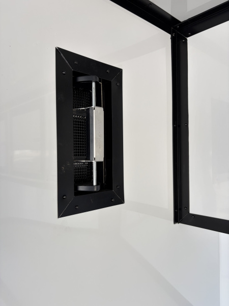 Used 2025 18' PowerLine Race Trailer, Finished Race Interior, Air Condition, 10K GVWR, Spread Axles