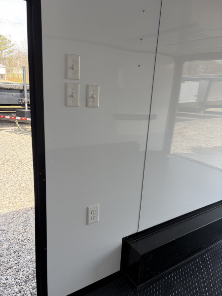 Used 2025 18' PowerLine Race Trailer, Finished Race Interior, Air Condition, 10K GVWR, Spread Axles