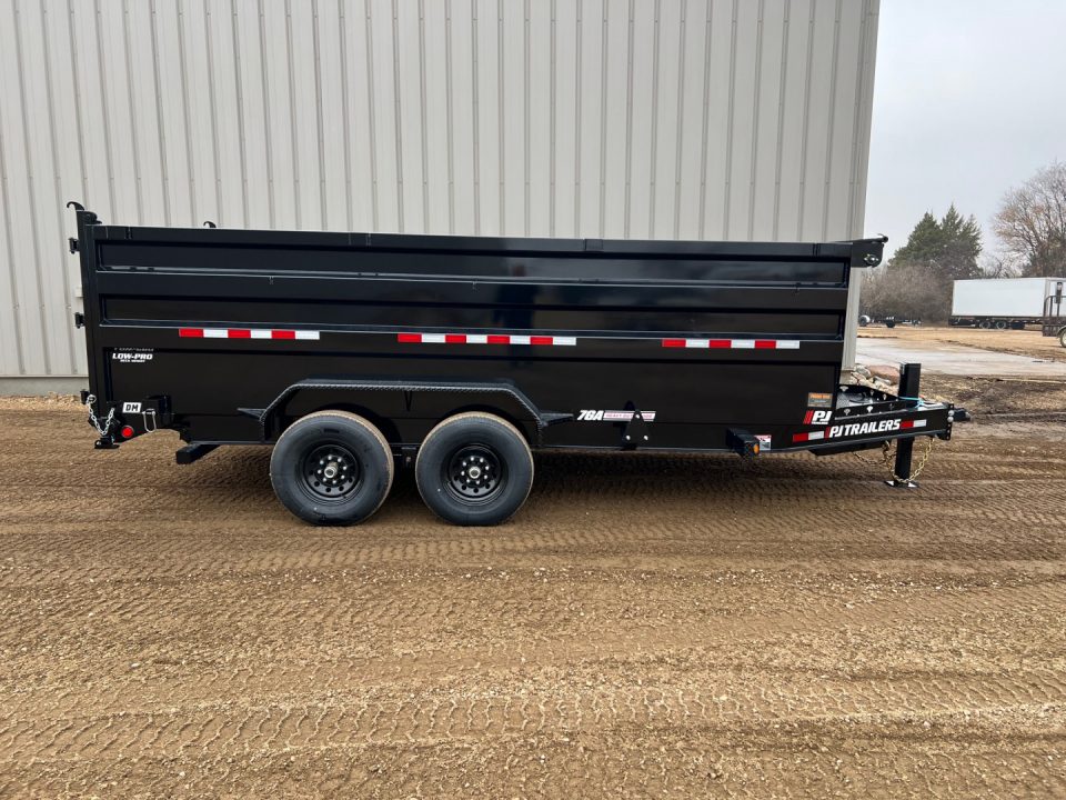 New 2026 PJ Trailers 16' DM High Side Dump Trailer