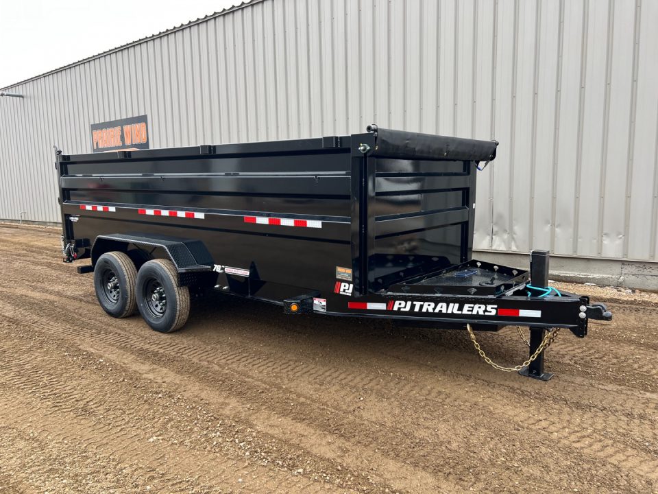 New 2026 PJ Trailers 16' DM High Side Dump Trailer