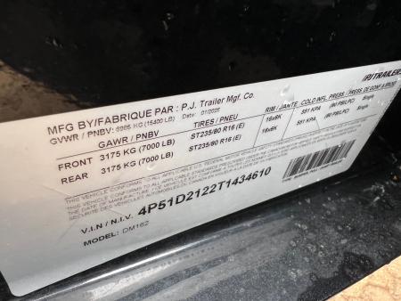 New 2026 PJ Trailers 16' DM High Side Dump Trailer