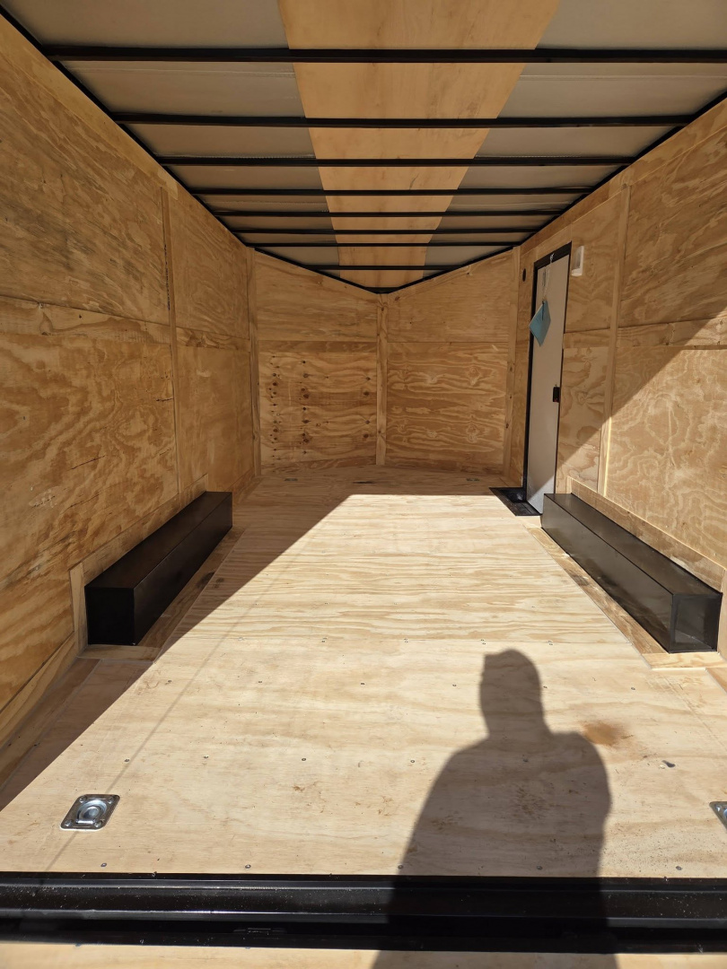 New 2026 Anvil 8.5x16 black out cargo trailer with rear ramp door Cargo / Enclosed Trailer