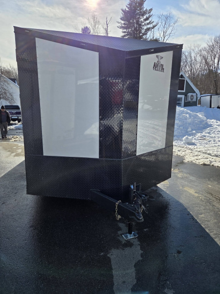 New 2026 Anvil 8.5x16 black out cargo trailer with rear ramp door Cargo / Enclosed Trailer
