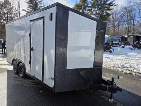 New 2026 Anvil 8.5x16 black out cargo trailer with rear ramp door Cargo / Enclosed Trailer
