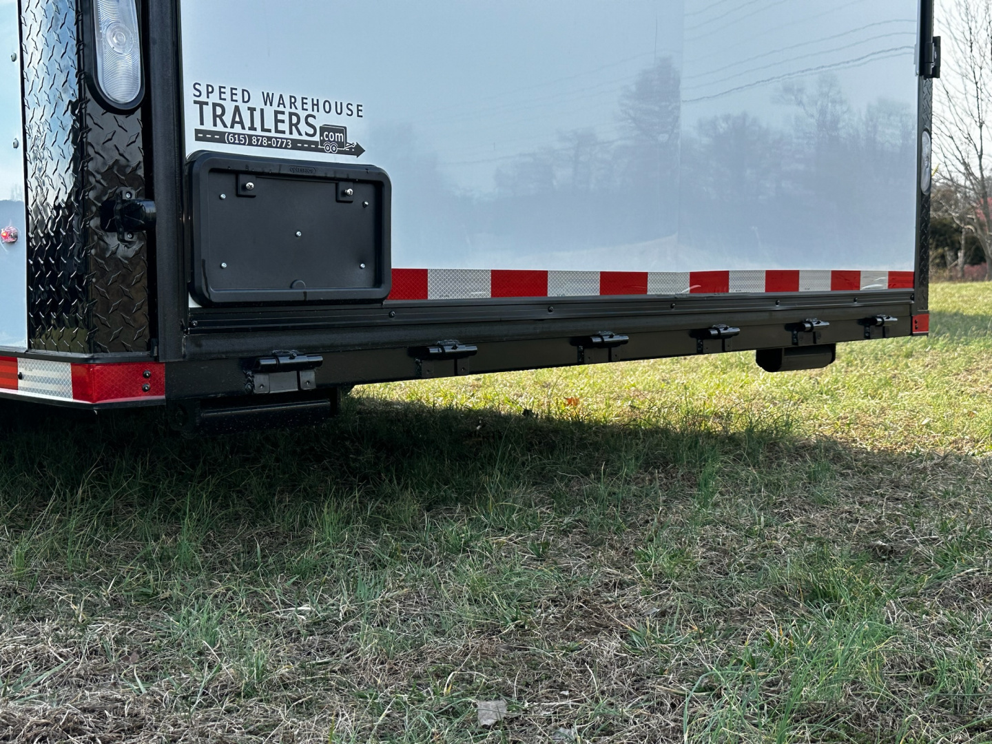 New 2026 Rock Solid Cargo 8.5x32 Bathroom/Race Trailer- Finished Interior-FLAT FRONT-7000LB Triple Torsion - 4X6 Escape Door - 25ft Awning