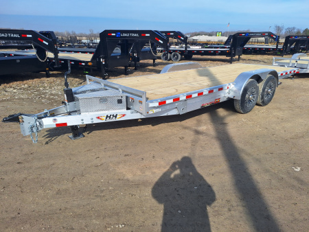 New 2026 H&H Trailers 82x20' Aluminum 14K Speed Loader Tilt Trailer
