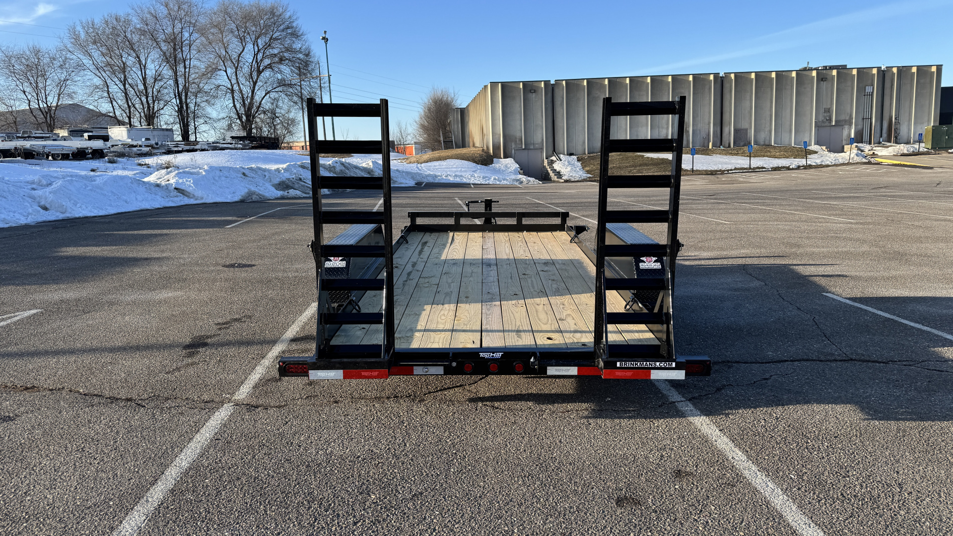 7×16 Equipment Flatbed Trailer photo 3