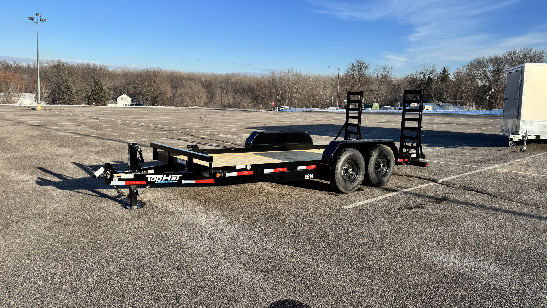 7×16 Equipment Flatbed Trailer photo 5