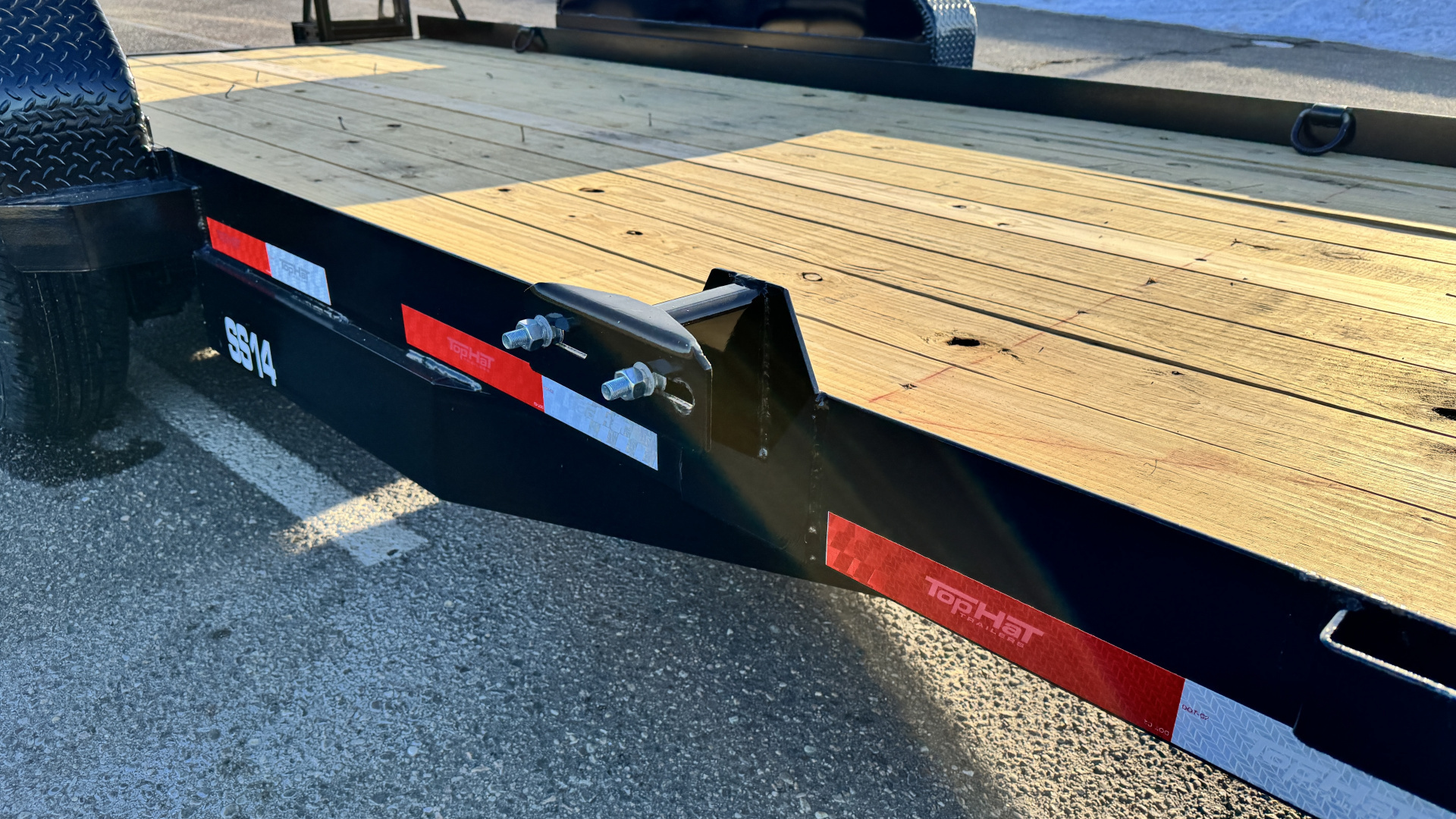 7×16 Equipment Flatbed Trailer photo 7