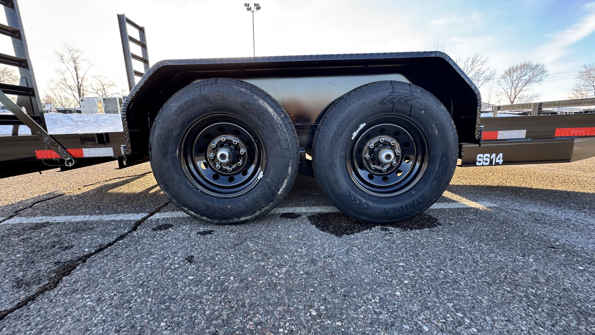7×16 Equipment Flatbed Trailer photo 9