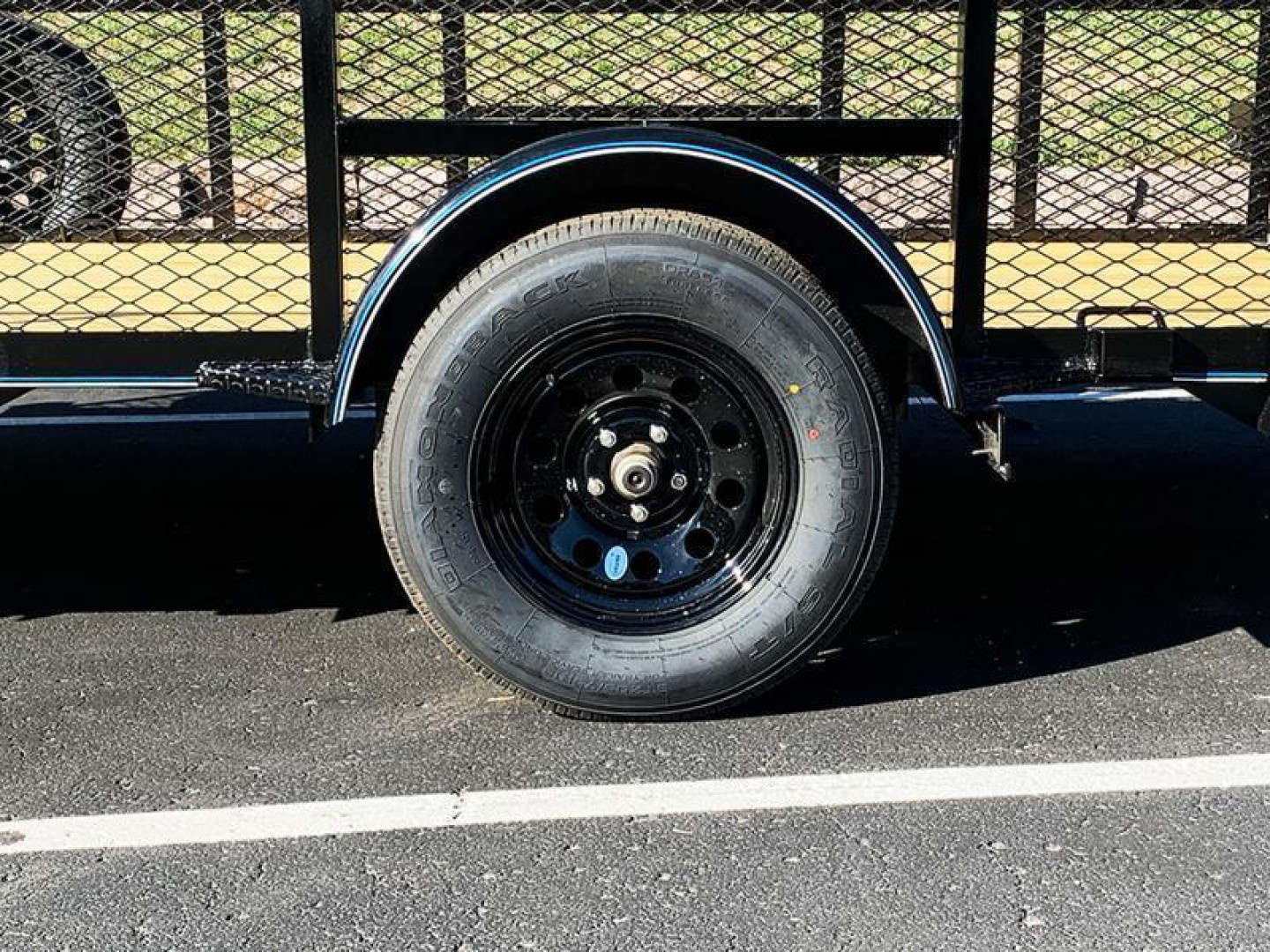Top Hat Ramp Spring New Top Quality Top Hat 83x14 Utility Trailer- Rear Ramp- 22