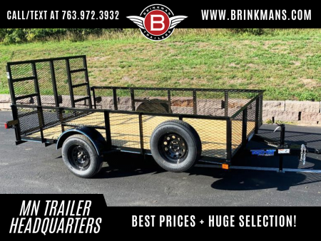 New Top Quality Top Hat 83x14 Utility Trailer- Rear Ramp- 22  Mesh Sides!