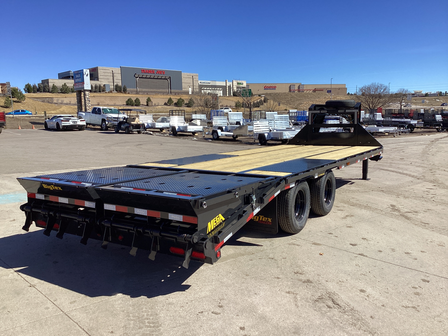 New 25K Gooseneck 2026 Big Tex 25 Foot Flatbed Trailer